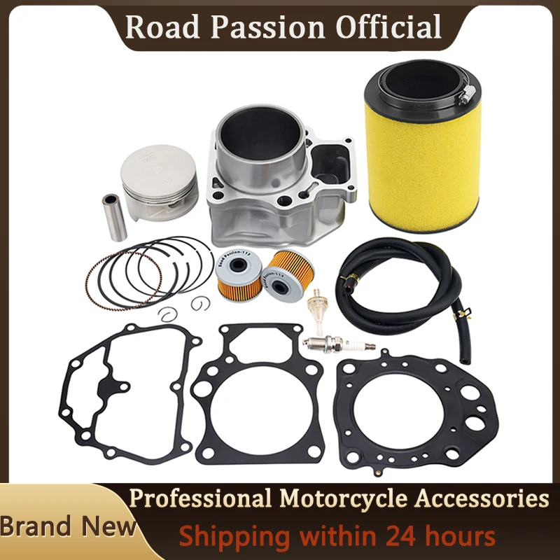 

Motorcycle 86.5mm Bore Cylinder Piston Ring Gasket Filter Rebuild Kit For Honda TRX420 Rancher 420 2007-2013 12100-HP7-A00