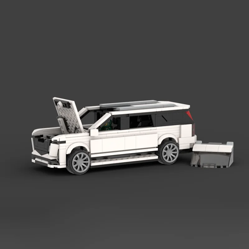 579 pièces MOC Cadillac Escalade ville Champions modèle blocs de construction Architecture cadeaux de noël idée jouet éducation brique enfants