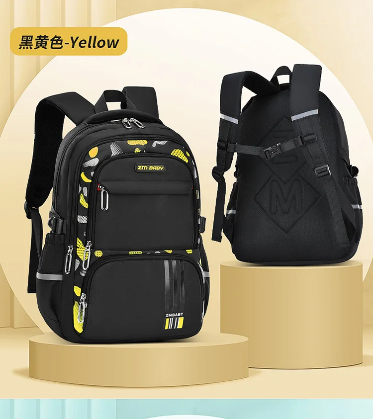 Lightweight Backpack for Elementary Boys Ages 6-12, Large Capacity School Bag for Kids,Durable Bookbag with Comfortable Straps