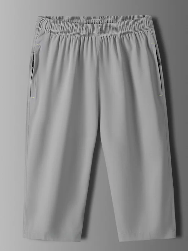 

Мужские летние тонкие повседневные спортивные брюки из ледяного шелка, быстросохнущие, эластичные, больших размеров, с охлаждающим эффектом, средней длины