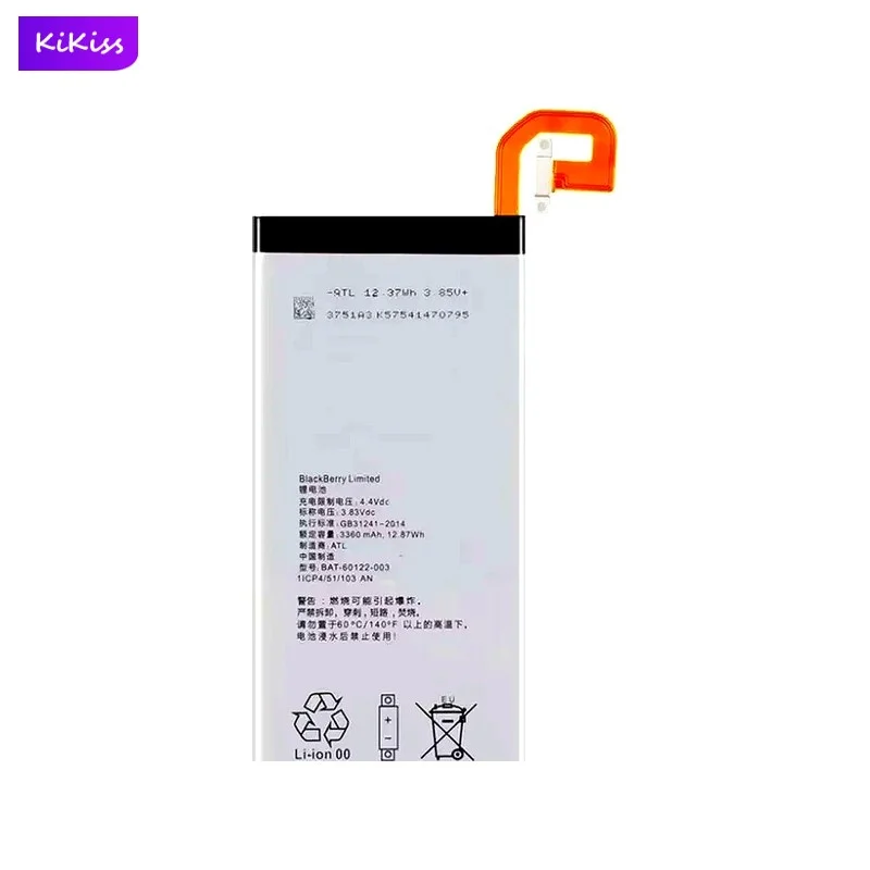 BAT-60122-003 Mobile Phone Battery For BlackBerry Priv 3360mAh Real Capacity
