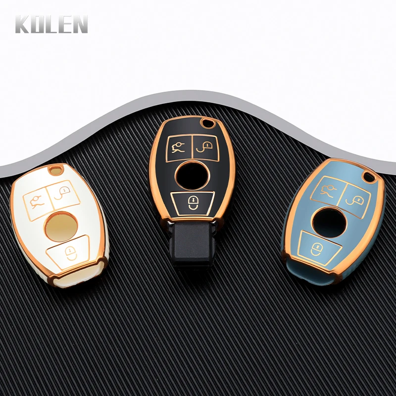 TPU Car Key Cover Case Shell Fob For Mercedes Benz A B C E S G R Class GLS GLA GLK GLC CLS CLA AMG W204 W205 W212 W463 W176 W251