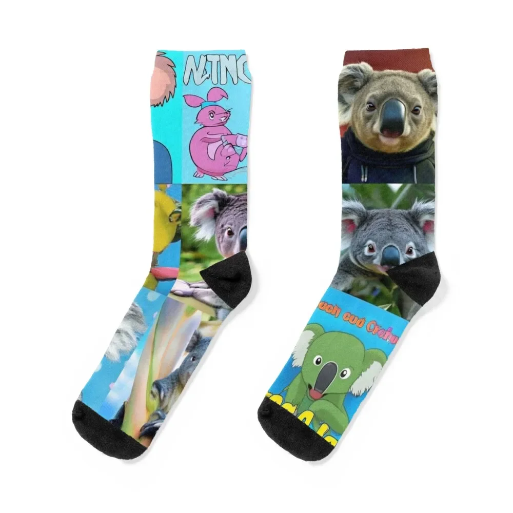 The Koala in Popular Culture Socks heated funny sock Socks Men Women's