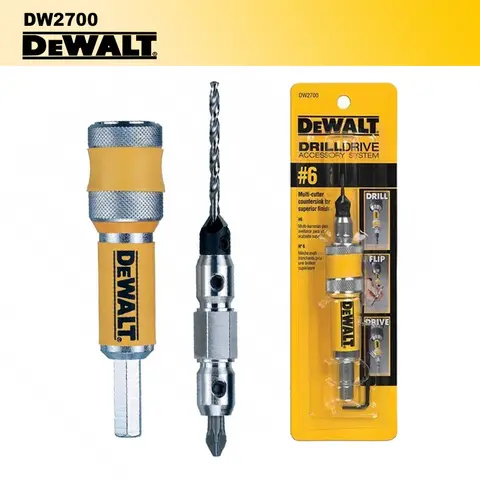 DEWALT DW2700 DW2701 DW2702 2 in 1 목재 카운터싱크 드릴 비트 6/8/10mm 완전히inged 드라이브 유닛 액세서리127 DEWALT DW2700 DW2701 DW2702 2 in 1 목재 카운터싱크 드릴 비트 6/8/10mm 완전히inged 드라이브 유닛 액세서리127