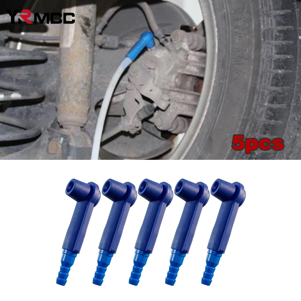 1/3/5PCS Auto Car Brake Fluid Filling Pumping Equipment Oil Exchange Pump Connector Empty Drained Oil Bleeder Brake Oiling Tool