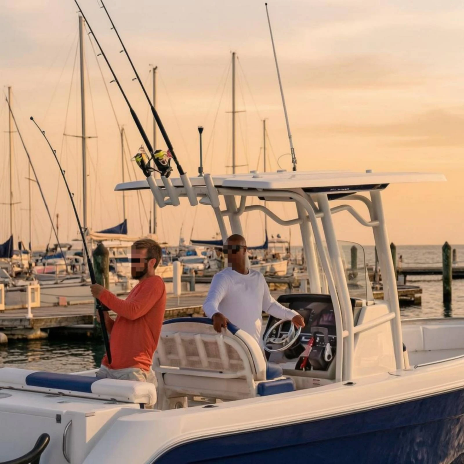 

Aluminum Fishing Rod Holder Rack Cylindrical Tubes 4 Tube Rod Holder Marine Gear 37 Mm Opening Easy to Install