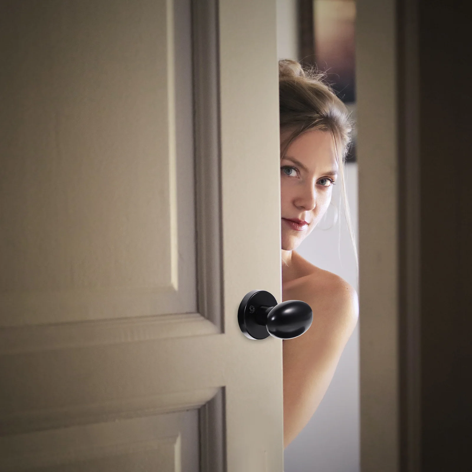 

1Set Hidden Door Lock Single Sided Deadbolt Rustproof Stainless Steel High Quality Privacy Lock for Interior Bedroom Bathroom