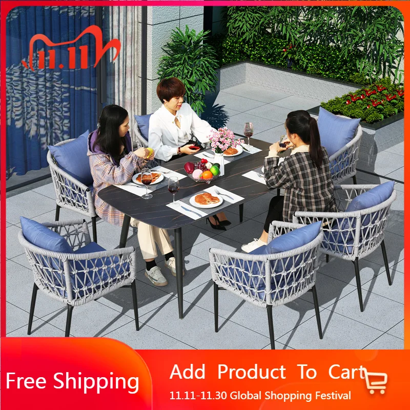 

Garden European Patio Set Modern Lounge Creativity Gazebo Garden Sets Designer Sectional Meble Ogrodowe Garden Furniture Outdoor