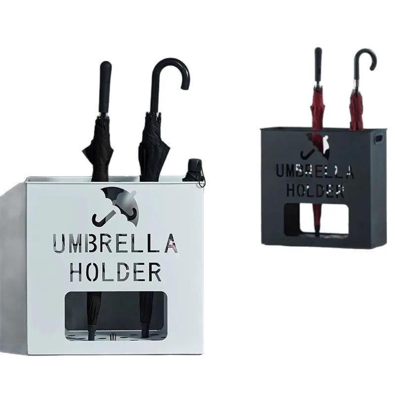 Umbrella Stand Storage Rack Commercial Hotel Umbrella Storage Bucket Entryway Door Hanging Umbrella Holder Magic Tool