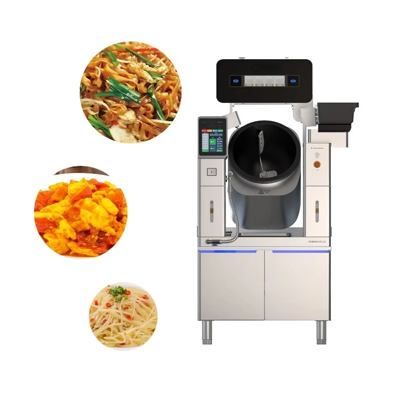 Commercial Automatic Electric Cooking Machine 12KW for Bulk Food Production Fast Food Kitchen Industrial Use Custom