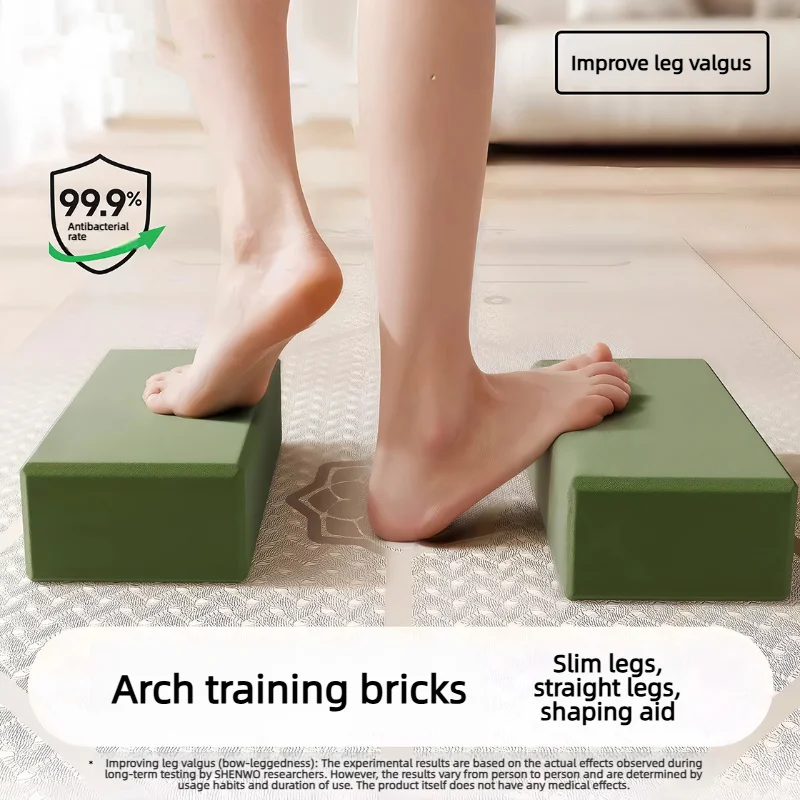 Yoga Block for Leg Straightening, High Density Yoga Brick, Home Leg Stretch & Arch Training for Women