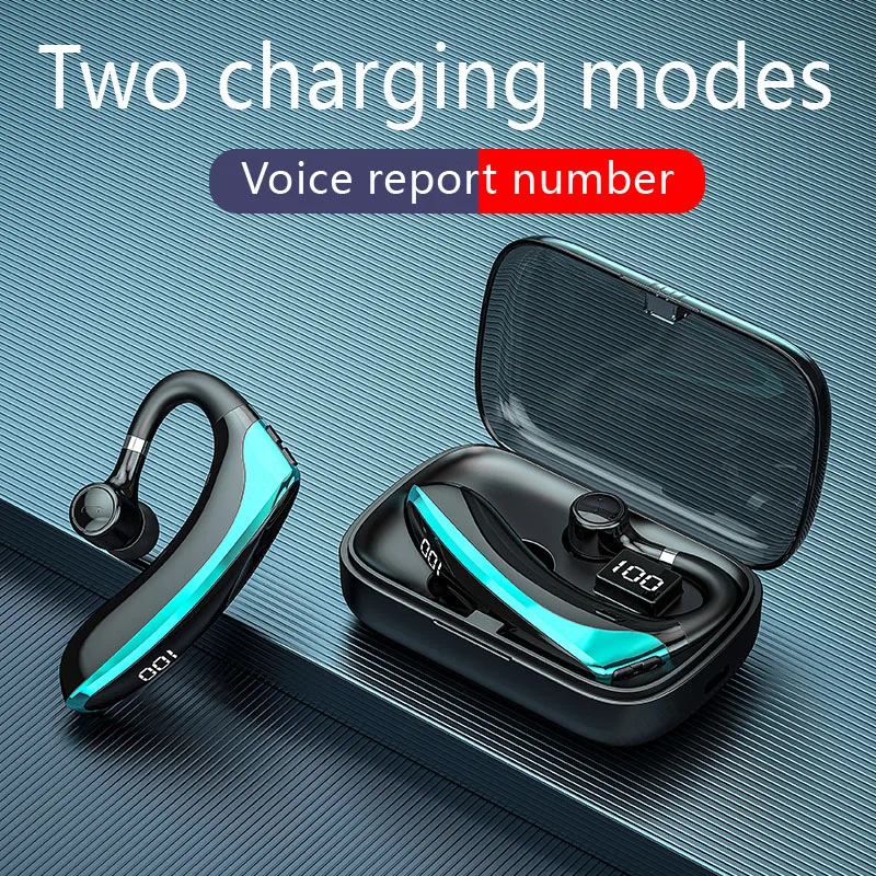 

Wireless Bluetooth Headphones With Microphon Earphone ENC Noise Cancelling Handsfree Talking Headset Busines Auriculares Driving