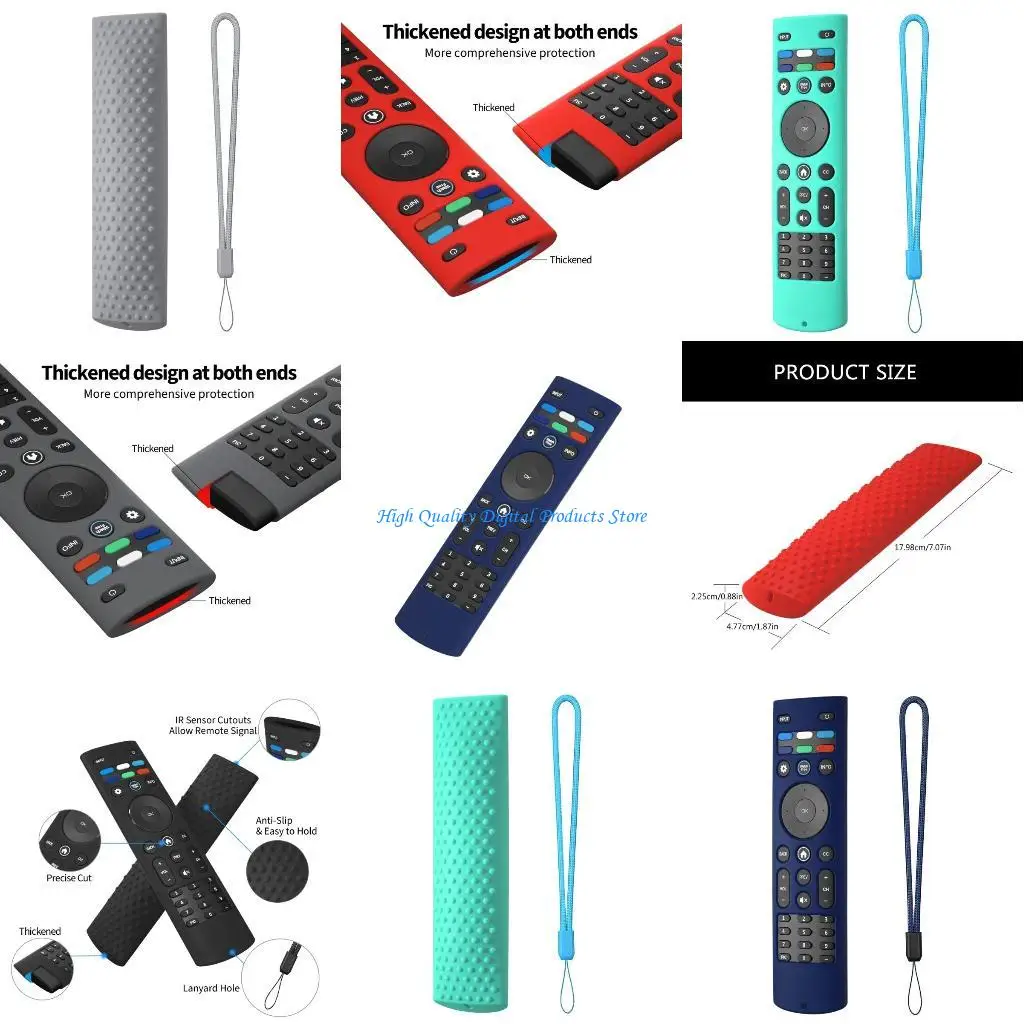 

U2JE Remote Silicone Case for XRT140 Remotes Cover Easy Clean Protective Skin