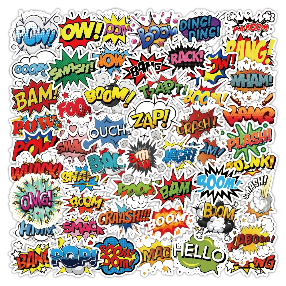 50PCS Vibrant Reward Stickers - Ideal for Motivation & Celebrations - Durable, Waterproof Vinyl Set!