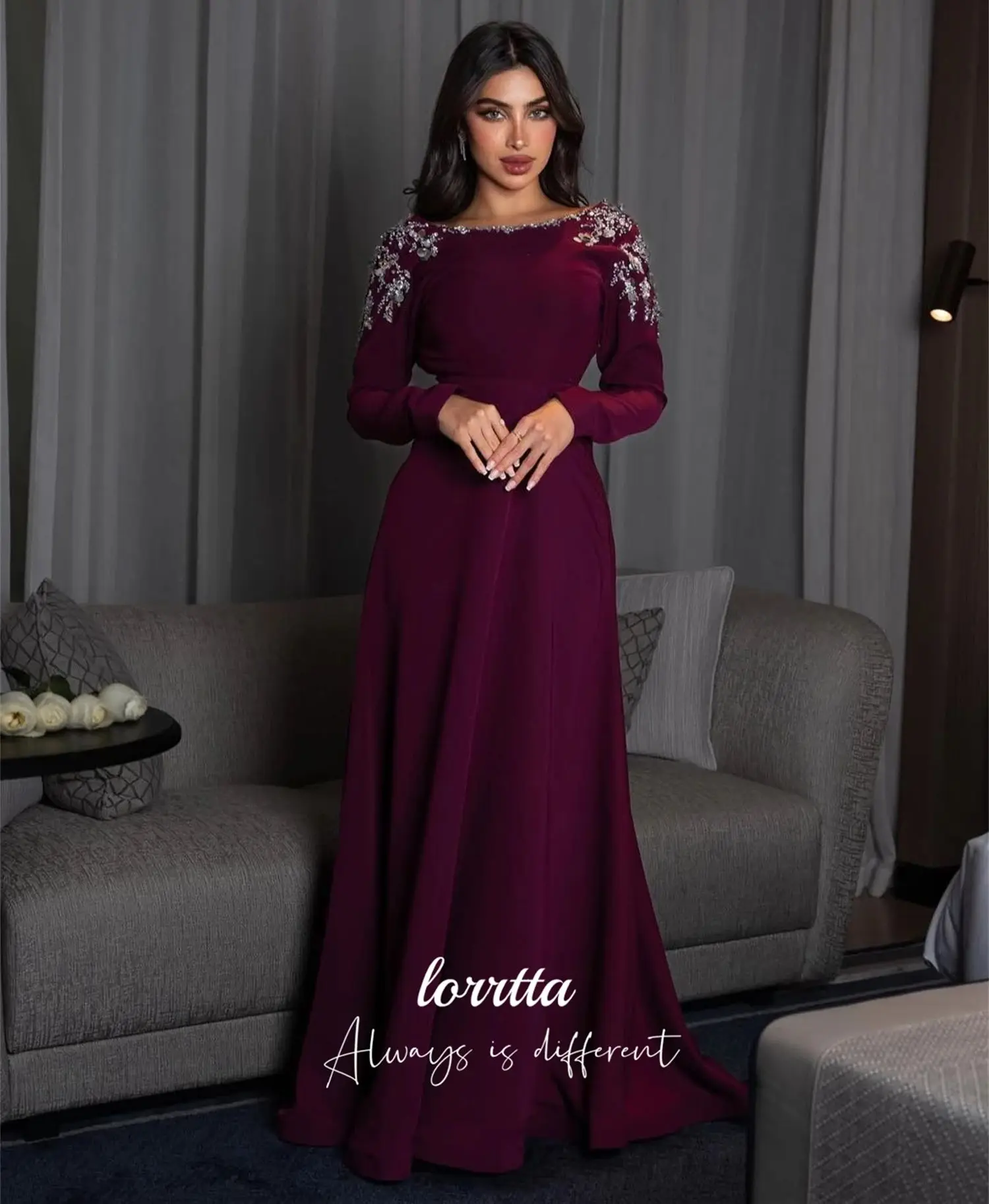 Lorrtta robe de bal personnalisée pour invité de mariage robe de soirée élégante Happy Sharon 2025 femme robe d'occasion spéciale فساتmavera