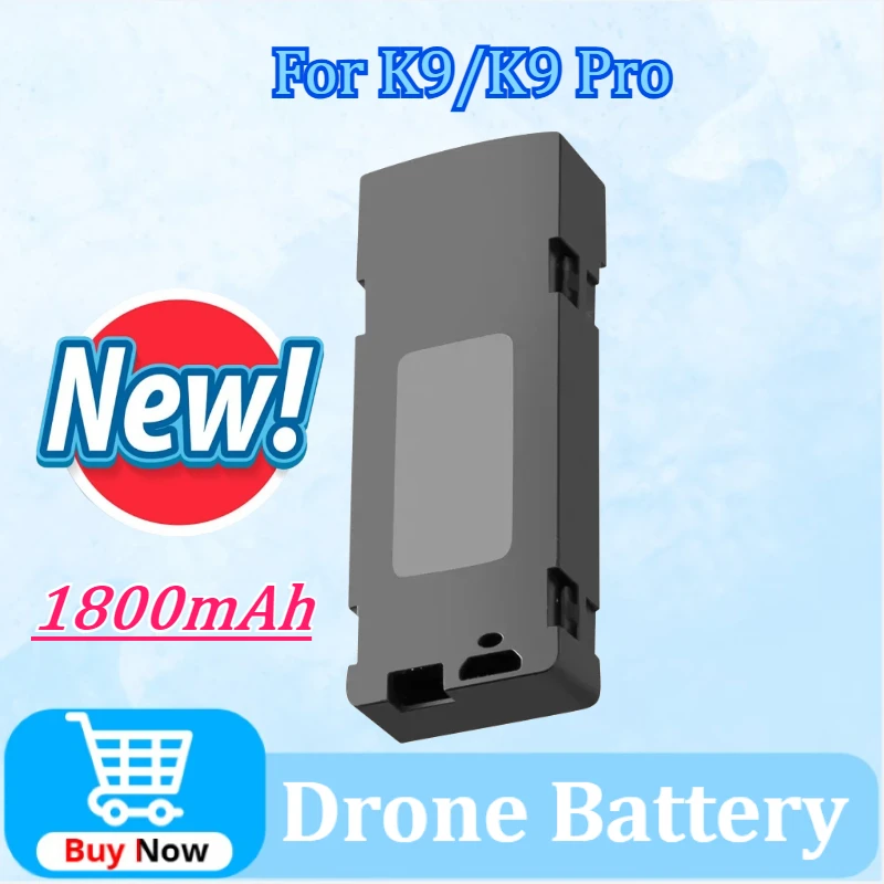 

Newly Upgraded 3.7V 1800mAh Replacement Drone Battery For K9/K9 Pro Mini Drone Accessories Parts Powerful Replacement Batteries