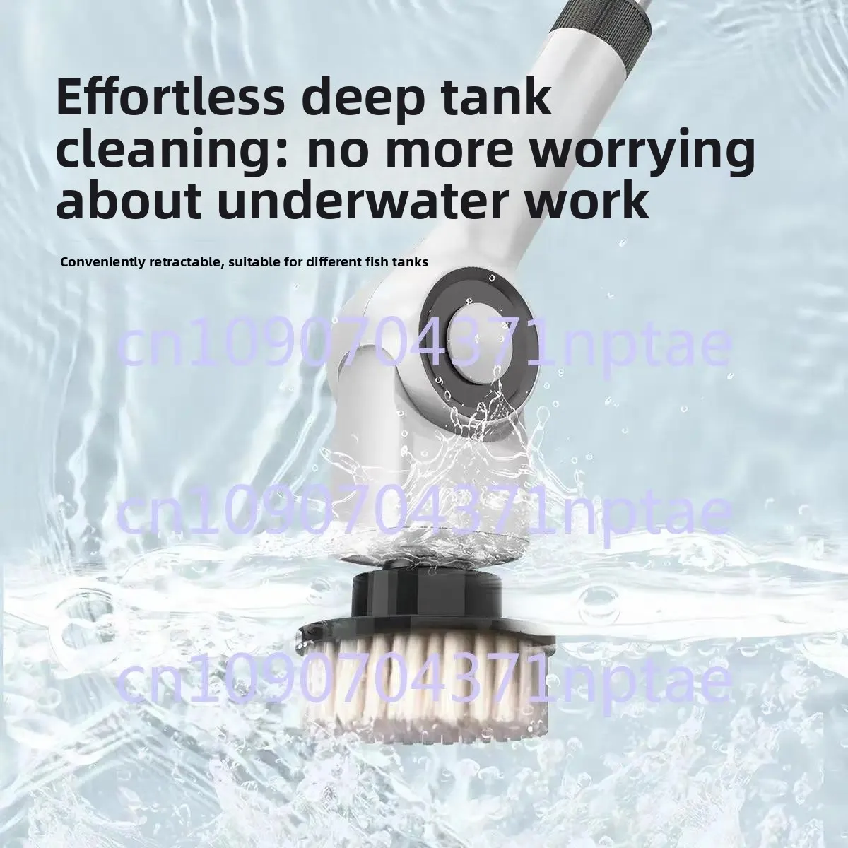 Electric Fish Tank Cleaning Brush Fish Tank Wiping Glass Cleaning Inner Wall Cleaning Fish Tank Bottom Garbage