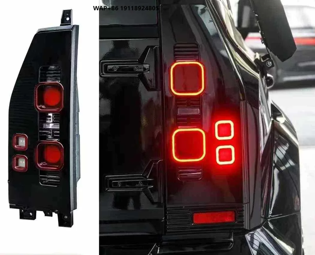 

Offroad Car New Defender Style LED Tail Lights Rear Lamp Red Tail Light for Jetour Traveler T2 Upgrade Accessories