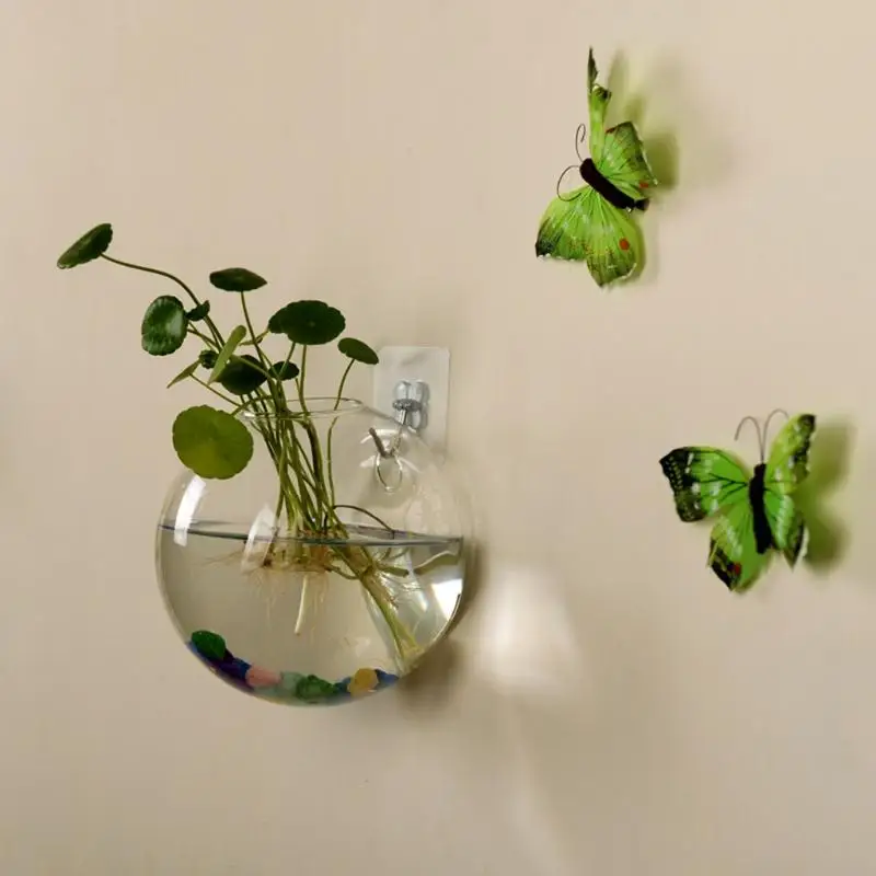 2025 جدار الزجاج الجديد شنقا خزانات السمك terrarium terrarium