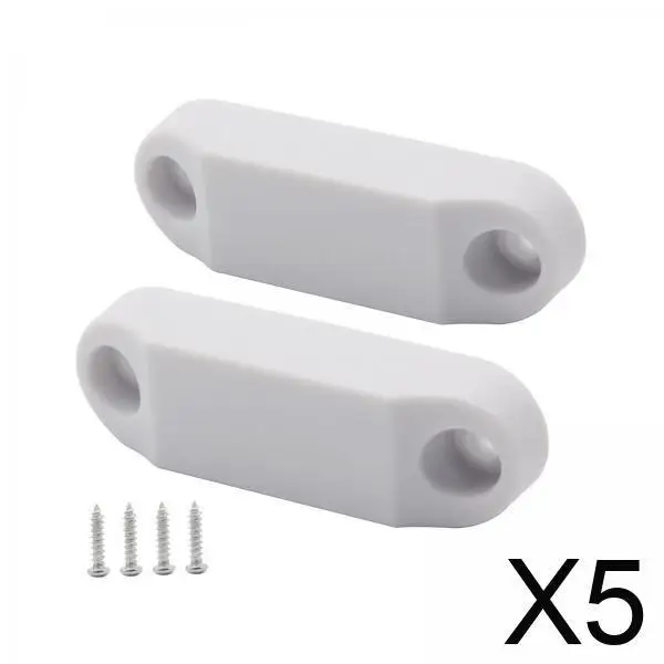 

RV Door Holder White Plastic Magnetic Catch Replaces Traditional Latch High Performance for Motorhome Compartment