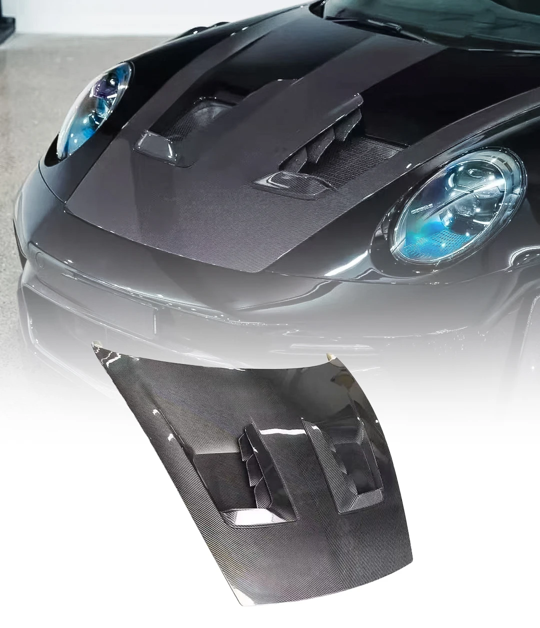

For Porsche 911 992 S/4S/Turbo S/GT3 RS Type Front Hood - Premium Sports Car Exterior Performance Hood, Precise-Fit 992 Series