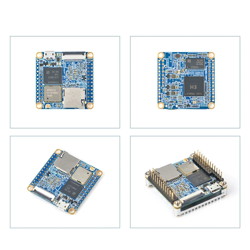 For NanoPi NEO Air Allwinner H3 4-Core -A7 512MB DDR3+8G EMMC WiFi Bluetooth UbuntuCore Mini IOT Development Board