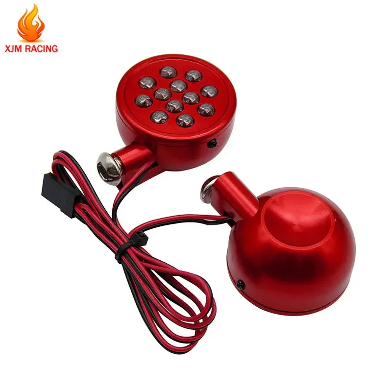 CNC Metal Light LED Front Lamp Assembly Kit for 1/5 Hpi Rofun Baha Rovan Kingmotor Baja 5b SS 5T Truck Rc Car Parts
