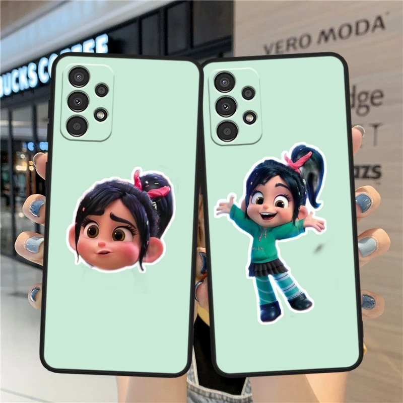 Disney Wreck-It Ralph For Samsung A90 A80 A70S A60 A50S A40 A30S A20E A20S A10S Silicone Black Phone Case