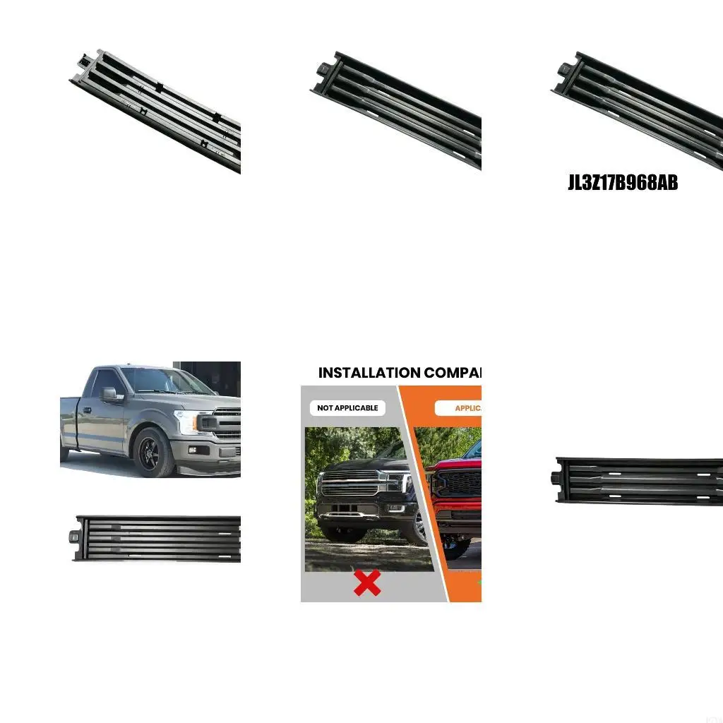 

Front Bumper Lower Grille JL3Z17B968AB For 2018-2020 ABS Material Black OEM Replacement Part D7YA