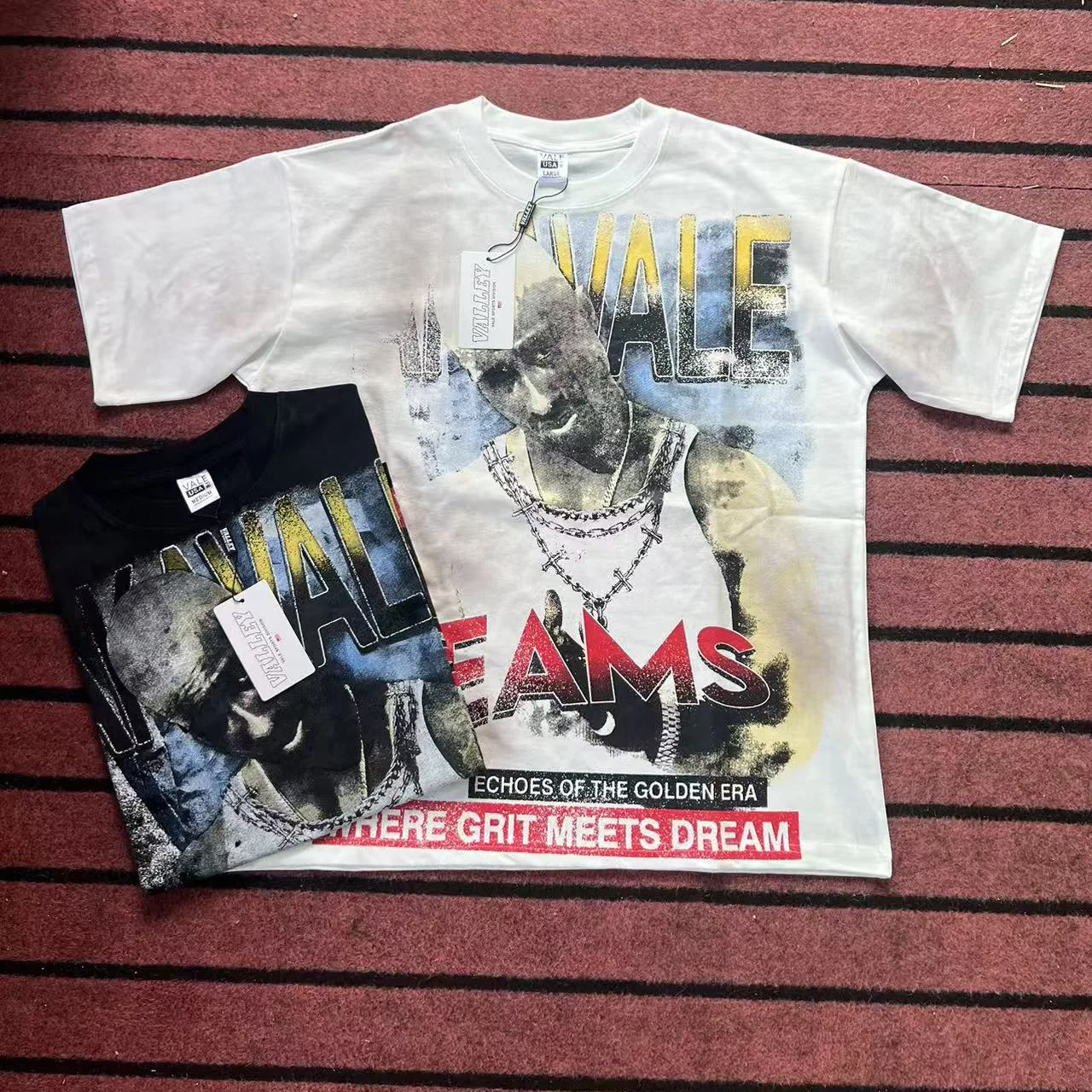 

Retro Vintage Distred Cotton T-irt for Men Loose Fit ort Sve Printed Streetwear Casual Faion Summer 2025
