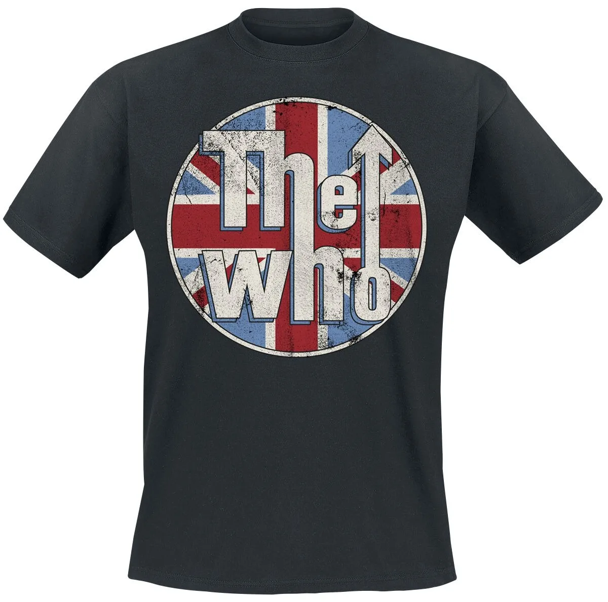 The Who Vintage Distressed Target Logo Print T-shirt Men Women Rock Band Unisex Tee