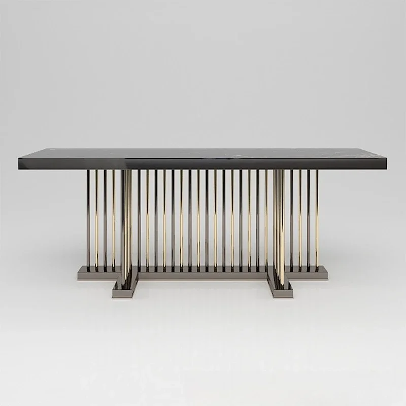 Italian Imported Amazon Green Luxury Stone Xuan Tai Light Luxury Postmodern Bar Table Hotel Model Room Exhibition
