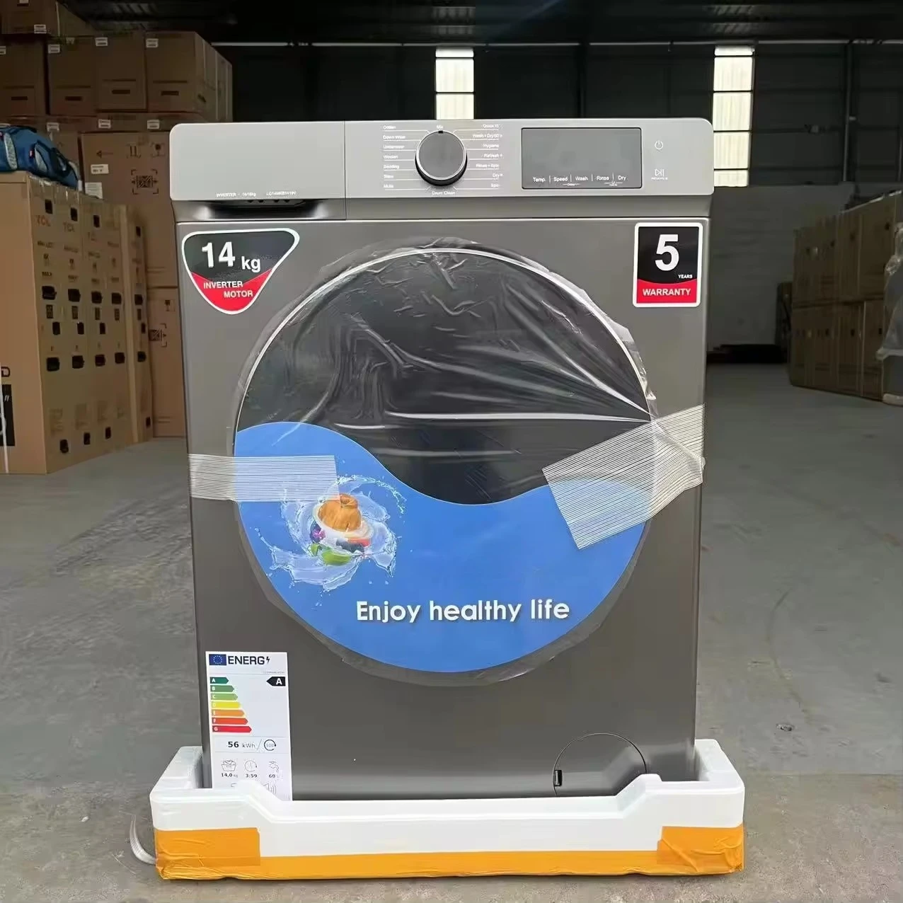 14kg 2 in 1 Washer and Dryer Combo Automatic Front Loading Washing Machines and Drying Machines Air Drying