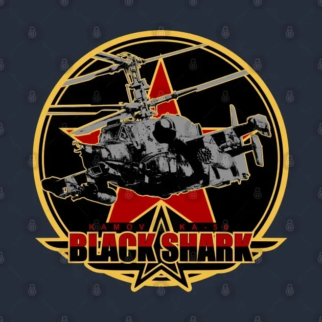 

Russian Army Kamov Ka-50 Black Shark Attack Helicopter T Shirt. New 100% Cotton Short Sleeve O-Neck Casual T-shirts Size S-3XL