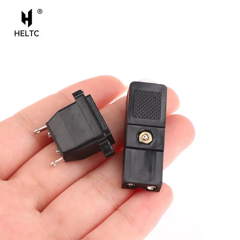 1pc Or 1set Two-wire Electric Screwdriver Plug 2-core Power Socket DC Power Plug Connector 2 Pins Black Small Two-wire Plug