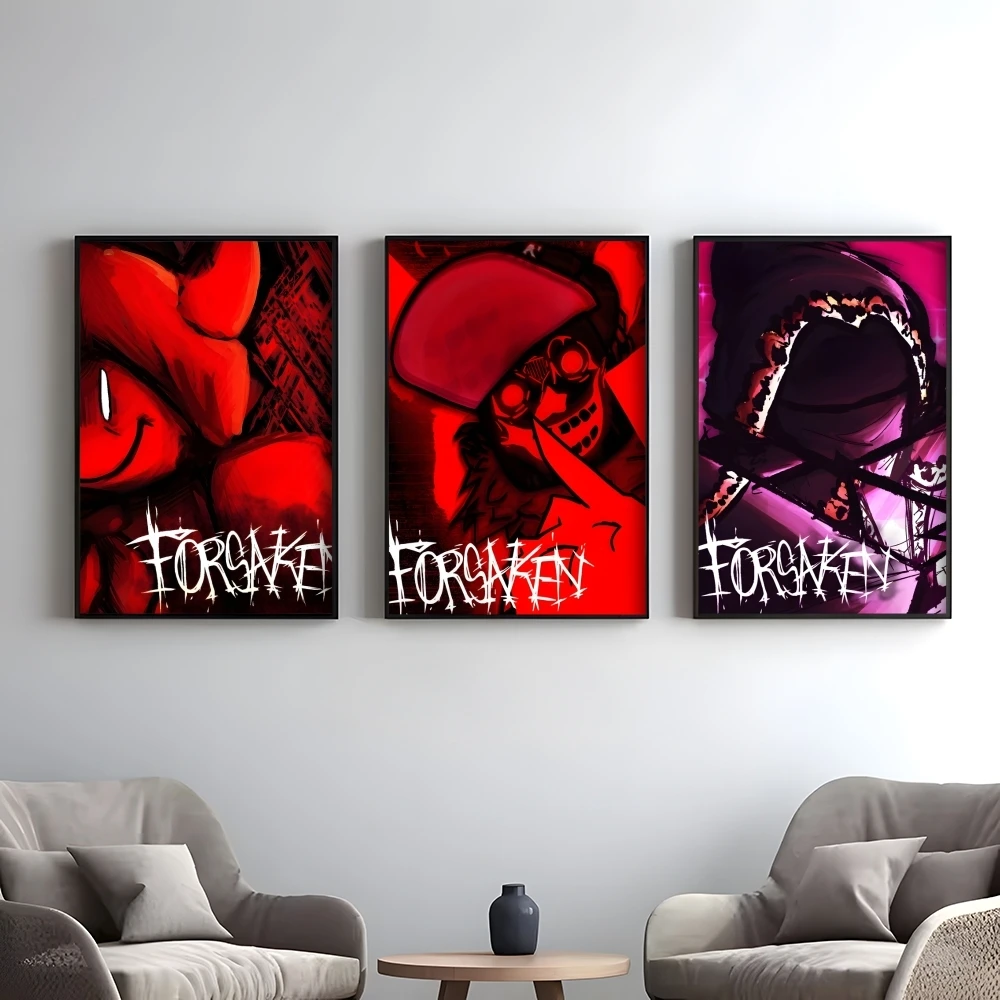 Video Game F-Forsaken Poster Elegant And Affordable Wall Art Stickers For Dormitory Living Room And Bedroom Spaces