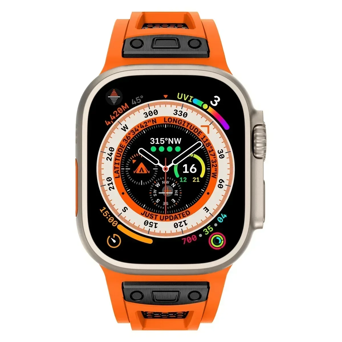 Uhrenarmband für iWatch 42/44/45/49 mm, modisches Metallarmband für die Uhrenserie Ultra2 Se 9/8/7/6/5/4/3/2/1_voghion.com