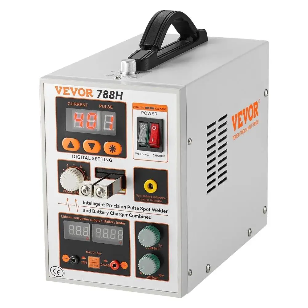 

Battery Spot Welder 788H Pulse Welder Charger Portable High-Power 2 Modes LED Light for 0 .15mm Nickel 186 for 0 14 for 0 for 0