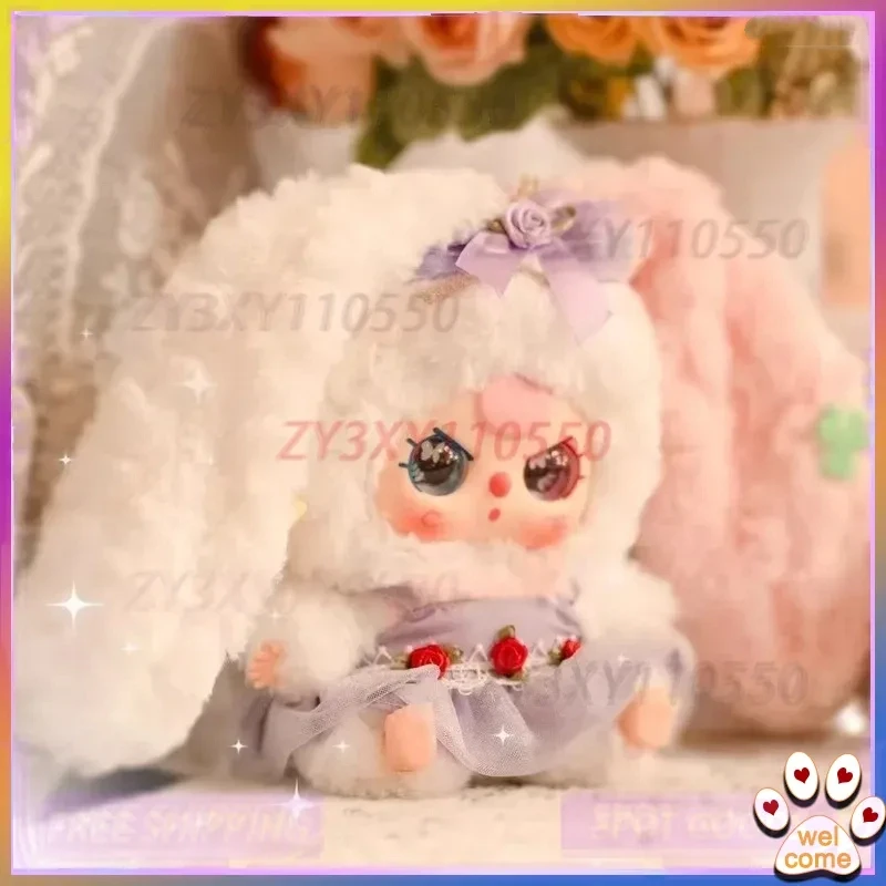 

Натуральная куклаebaby Three Lilly Rabbit Town Four Generations, слепая коробка Tide Play, настольные украшения, сумка, подвеска, праздничный подарок, пятно