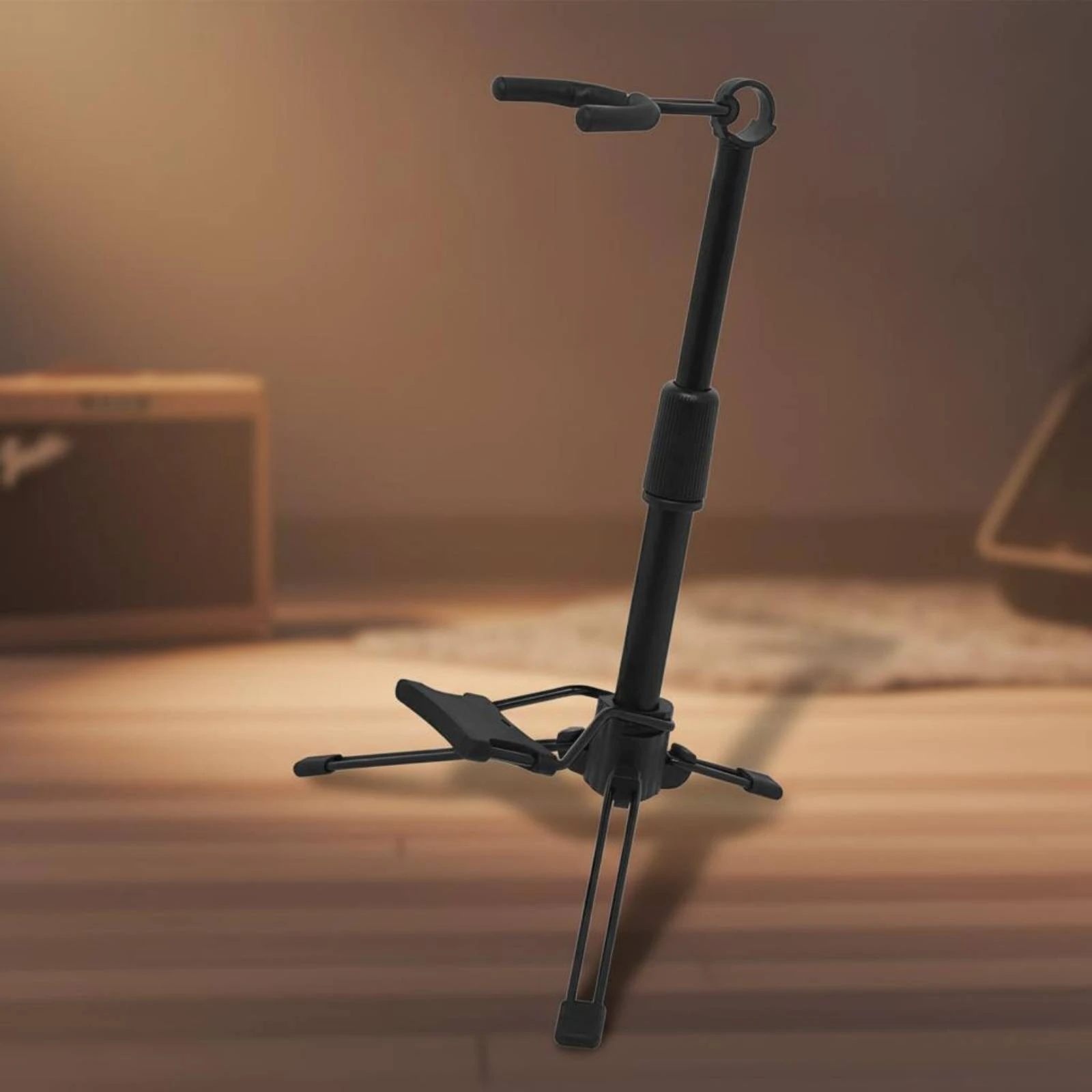 

Electric Wind Instrument Stand Foldable Wind Pipe Stand Folding Instrument Tripod Non-Slip Feet Music Accessory for Stage