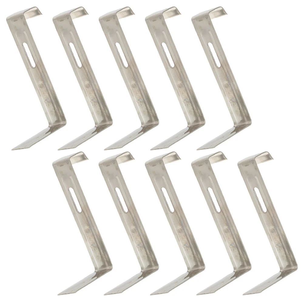 10 Pcs Tile Fixing Hook Roofing Hooks Clips Accessory Metal Iron Fixed