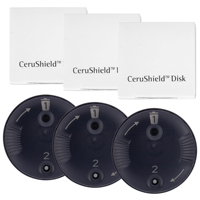 （3 pack/24 pcs）for Phonak CeruShield Disk Wax guard，Audeo Marvel Paradise Lumity Filters ，for Unitron Hearing aids Wax Guard