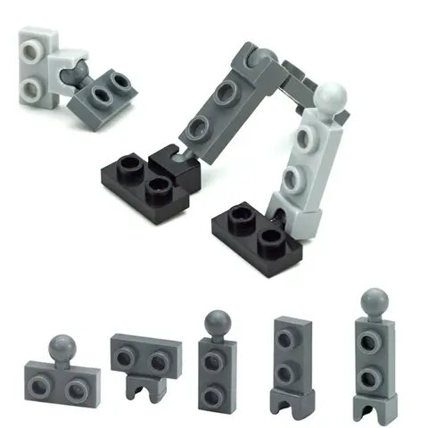 MOC Building Blocks 14417 14418 14419 14704 22890 Technical Parts  Hole Horizontal Belt Small Ball Base Joint DIY Bricks Toys