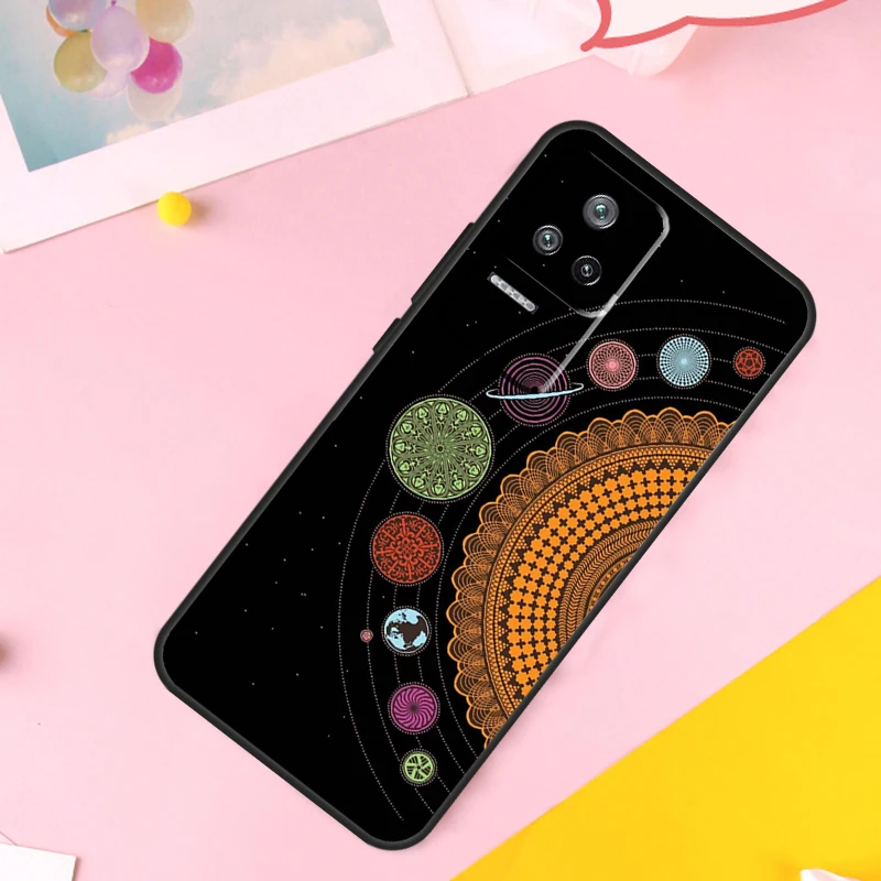 Space Solar System Planets Universe Case For Xiaomi 13 14 Ultra 12 Lite 11T 12T 13T Pro POCO M6 Pro X6 X5 X3 F3 F5 M5s Cover