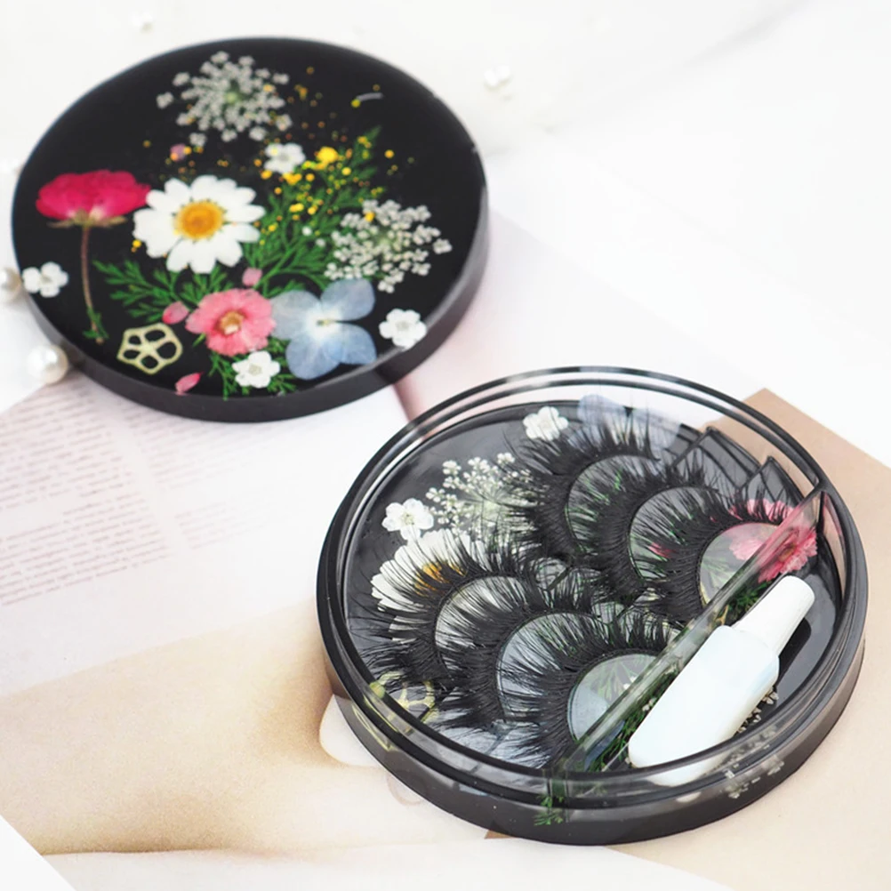 

Eyelash Storage Box Silicone High Transparency DIY Tool Universal Container Mould Craft Easy Clean Durability eyelashbox Storage