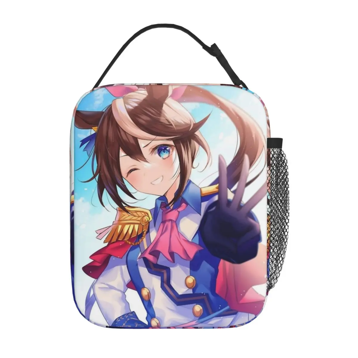 tokai-teio-uma-musume-isolado-almoco-sacos-recipiente-de-refeicao-portatil-saco-termico-tote-lancheira-escritorio-piquenique-bento-bolsa