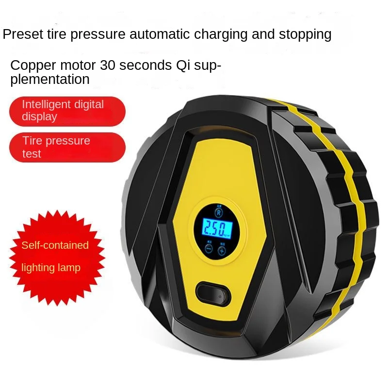 Vehicle-mounted Air Pump Car Portable Car Electric Tire High-power 12v Refueling Pump Cylinder