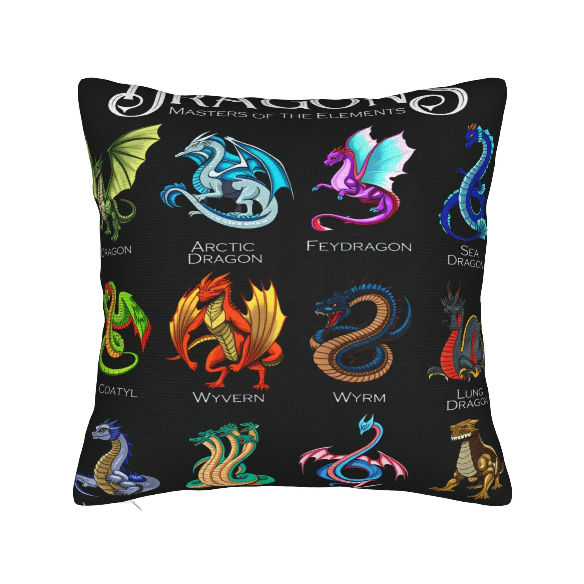 وسادة غطاء جناح النار كل التنين مخصص لتقوم بها بنفسك غطاء الوسادة خمر كيس وسادة لغرفة المعيشة كرسي سادات #2