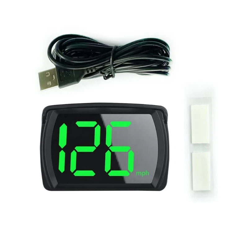 Speed Meter Gauges HUD Head Up Display USB Connection LED Display Speedometer Dropship