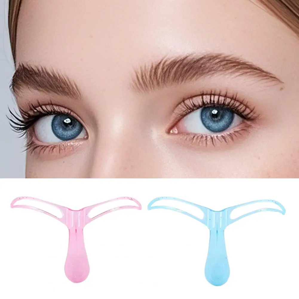 1/2/4/6 pezzi stencil per sopracciglia modello per sopracciglia con manico guida per mappatura delle sopracciglia carta ausiliaria riutilizzabile strumenti per modellare le sopracciglia veloci